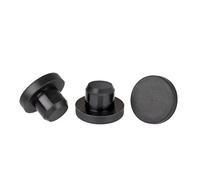 10pcs Solid Sealing Plug, 2mm - 14mm Silicone Rubber Hole Caps, T-Shaped Seal Stopper, Inserts Bungs End Cap(Noir,T8.3 (7.8mm-8mm))
