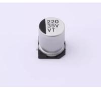 10pcs Solid-state electrolytic capacitor In-line motherboard capacitor High life 35V 220UF 8Xl0.5MM