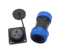 10PCS SP20 Waterproof Connector IP68 Corrugated Pipe Flange Socket 2/3/4/5/6/7/9/10/12/14Pin(12 pin)