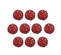 10Pcs Sparkling Sequins Christmas Ornaments Shatterproof Hanging Baubles For Festival Tree Decoration And Holiday Party Seasonal Celebration Accent