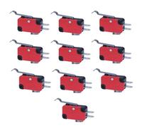 10Pcs SPDT Snap Action Micro Switches, Momentary Limit Switch for Automobile Electronic Products, Machinery Equipments(V-154-1C25)