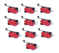 10Pcs SPDT Snap Action Micro Switches, Momentary Limit Switch for Automobile Electronic Products, Machinery Equipments(V-156-1C25)