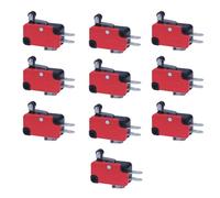 10Pcs SPDT Snap Action Micro Switches, Momentary Limit Switch for Automobile Electronic Products, Machinery Equipments(V-155-1C25)