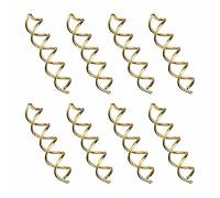 10Pcs Spiral Bobby Hair Pin Spin Pin Non Scratch Round Tips Spiral Hair Clip Spin Clip Twist Screw Hair Pins for DIY Hair Style Golden