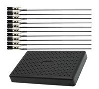 10Pcs Spray Paint Clamping,Airbrush Holder Clamp,Model Making Tool,Painting Stand Base and Alligator Clip Stick Set, Metal Wire, Tailed Clasp Clips for Hobby Modeling DIY Memo, Photo, Card