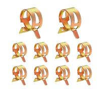 10pcs Spring Band Hose Clamps 20mm,Tube Fastener Clips For Fuel Line Water Clamp