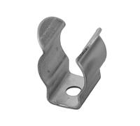10pcs Spring Clips Manganese Steel Narrow Base Tool 6mm-32mm Heavy Duty Storage Hangers Cabinets Hardware(19mm)