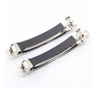 10Pcs Spring Hair Clips Thickened Anti-Slip Barrette Blank Base Setting Hairpins DIY Jewelry Making Hairpins(White K,10cm)