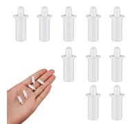 10pcs Spring Loaded Louver Repair Pins for Plantation Shutters, Regular Size 20mm x 6mm, Durable Metal Shutter Pins for Easy Installation and Quick Louver Replacement