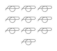 10PCS Spring Locking Cotter Pin M169408 M154221 Compatible with John Deere Lawn Tractor 102 1023 1025 1026 105 107 115 125 135 145 155C 190C 2500 8900 D100 D105 D110 D120 D125