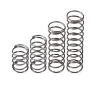 10Pcs Spring Steel Compression Spring Wire Diameter 1.5mm Outer Dia 18/19/20/21/22mm Length 10-100mm(40mm,19mm-1.5mm(10pcs))