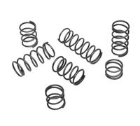 10Pcs Spring Steel Compression Springs Wire Diameter 1.2mm, Outer Diameter 13mm, Length 20mm, Black