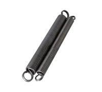 10pcs Spring Steel Double Closed Loop Extension Springs, Wire Diameter 1mm, Outer Diameter 6mm, Length 60mm, 1x6x60mm