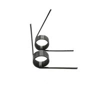 10Pcs Spring steel torsion spring, right-handed, Wire diameter 0.3mm Outer diameter 4mm Number of turns 9 laps Angle 60°, Black, 0.3mmx4mmx9 lapsx60°