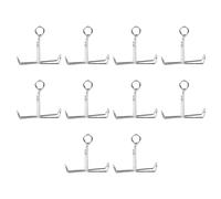 10Pcs Spring Stopper Clip School Experiment Equipment Teaching Instrument Water Stop Clamp Laboratory Latex Tube Clamp Water Stop Clip