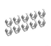 10pcs Spring Terry Tool Clips 304 Stainless Steel Organizer(15MM)
