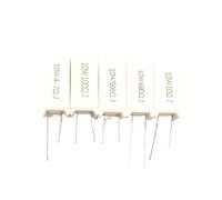 10Pcs SQM RX27 Vertical Cement Resistance Resistors 10W 0.1/0.5/1/1.5/2/3.3/4.7/5.1/5.6/6.8/7.5/8.2R 10 20 30 50 100 Ohm Ceramic(1R)