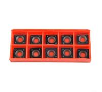 10Pcs Square Carbide Blade Set, Carbide Cutter Inserts Radius Replacement With Screws For Planing Heads, Slotters, Cutter Heads