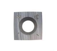 10pcs Square Carbide Cutter Inserts 15x15x2.5mm R150 Radius for Woodworking Planer Head, for CNC & DIY Lathe Turning Tools - Solid