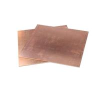 10pcs Square Copper sheets metal, 50x50mm 100x100mm Copper Foil Sheet Plates, 0.1 0.2mm Copper Foil Sheets for Crafts(100X100X0.2MM)