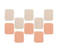 10pcs Square Powder Puff White Synthetic Sponge for Wet and Dry Use