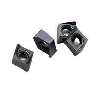 10pcs Square Shoulder Double Sided Fast Feed Milling Blade Hard Alloy 4NKT060308R M Nano Blue CNC Turning Tool(4NKT060308R-M KT8030)