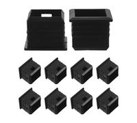 10pcs Square Tube Insert Converter Plastic 40mm to 30mm