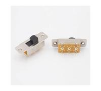 10pcs SS-22L05 8mm Knob Height On Off 2 Position 2P2T 6 Pins Panel Slide Switch 6A/125V 3A/250V IDGTTLDF