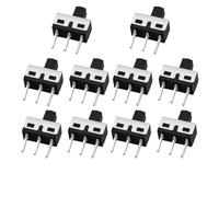 10PCS SS12D10 SS12D11 SS12D06 Toggle Switch 3Pins Straight Feet Handle High 5mm Spacing Of 4.7mm 3A 250V Power(SS12D10 10PCS)