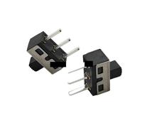 10Pcs SS12D10 SS12D11 Toggle Switch 3Pins Straight/Curved Feet 1P2T Handle High 5mm Spacing Of 4.7mm 3A 250V SS12D10G5(SS12D11)