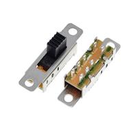 10Pcs SS23E04 Double Toggle Switch 8 Pins 3 files 2P3T DP3T Handle high 5mm small slide switch IDGTTLDF