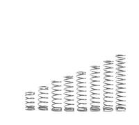 10pcs SS304 Stainless Steel Compression Spring Thickness 0.6mm 0.7m Household Maintenance Tools Hardware Accessories Mini Spring(45mm,6MM_0.7MM)