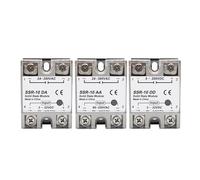 10PCS SSR-DA/AA/DD 10A 25A 40A 50A 60A 80A 100A Single Phase Solid State Relay Module(10PCS SSR-25A)