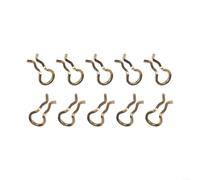 10pcs Stainless Steel Bike Brake Pad Caliper Spring Clip Kit, Replacement Pad Pin Retainer for Formula Disc Brake Calipers, Cycling Repair Parts Assortment(Yellow)