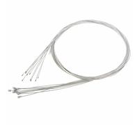 10pcs Stainless Steel Bike Shift Cable, Cycle Stainless Steel Gear Cable Inner, Bike Derailleur Cable Road Shift Cable Inner Shift Cable Universal for Common Bikes Mountain Bikes City Bikes