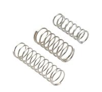 10Pcs Stainless Steel Compression Spring Return Spring Steel Wire Diameter 0.4mm Outside Diameter 2/2.5/3/.35/4mm Length 5-50mm(15mm-10pcs,4mm-0.4mm)