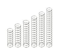 10Pcs Stainless Steel Compression Spring Spring Wire Diameter 0.2mm Outer Diameter 1-4mm Length 5-25mm(15mm,2.5mm-0.2mm (10pcs))