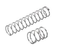 10Pcs Stainless Steel Compression Springs - Small Wire Diameter 0.6mm, Length 5mm-100mm, Outer Diameter 4mm-12mm(8mmx12mm)