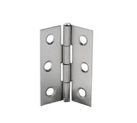 10pcs Stainless Steel Door Hinges Cabinet Doors Windows Wooden Box Flat Hinge Home Furniture Hardware Accessories