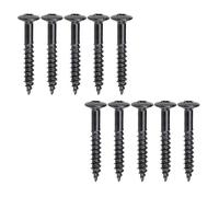 10Pcs Stainless Steel Electric Guitar Pickup Mounting Frame Screw Guitar Humbucker Pickup Rings Mounting Screws