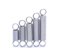 10Pcs Stainless Steel Extension Spring Wire Dia 0.5mm Dual Hook Tension Spring OD 3/4/5/6mm(95mm,3mm (10Pcs)-0.5mm)