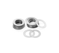 10pcs Stainless Steel Flat Washer Set - High Precision Ultra Thin Shim for M20/M22/M25/M28/M30 - Thickness 0.1-1mm(20x25x0.3mm)