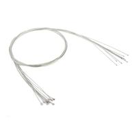 10PCS Stainless Steel Gear Shifter Cable, 2m Length Brake Shift Derailleur Cable, Replaceable Inner Shift Derailleur Wire for Speed Control System of Mountain Bike, Road Bike or Folding Bike