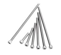 10Pcs Stainless Steel Hex Socket Head Screws - M3 M4 M5 M6 M8 M10, 50x55-150mm, Full Tooth Cup Head(120mm 1pcs,M3)