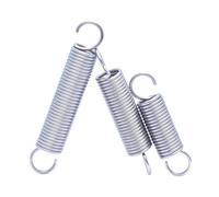 10Pcs Stainless Steel Open Hook Tension Spring Diameter 0.5mm Extension Spring OD 3/4/5/6mm Extension Spring(30mm,6mm (10Pcs)-0.5mm)
