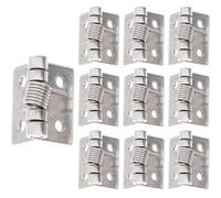 10Pcs Stainless Steel Self Closing Door Hinges Spring Loaded Heavy Duty for Boxes Wooden Cabinets Industrial Doors for Doors Cabinet