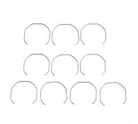 10pcs Stainless Steel Spring Clamp Rings 51/54/58mm Coffee Portafilter Handle Retainer Clips Replacement for Home for Barista Brewing Tools(51mm&54mm)