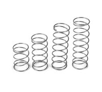 10pcs Stainless Steel Spring Compressed Ballpoint Pen Spring Wire Diameter 0.5mm Outer 2.5/3/3.5/4/4.5/5/6/7/8/9/10mm Length 25/30/35/40/45/50mm(30mm,7.0mm-0.5mm(10pcs))