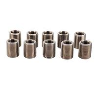 10Pcs Stainless Steel Thread Inserts Repair Tool, Thread Reducing Nut Set, M14x1.5 Female to M20x1.5 Male Fastener for Automotive, Aviation and Machinery Thread Restoration