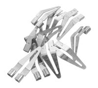 10pcs Stainless Steel Triangular Soldering Tip for Electronics Repair | Silver Bend Head, Rapid Heat Conduction, Limits Overheating and Burning, for Cracks, Holes, Pcb Points